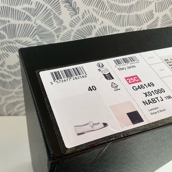 New CHANEL 25C Maryjane Bow Ballet Shoes - Picture 12 of 13